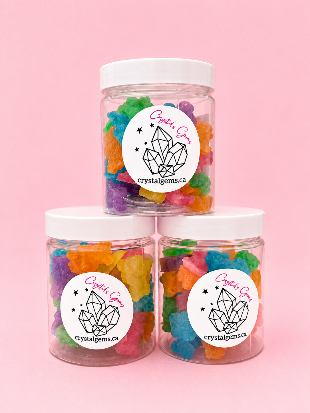 Assorted rainbow bears